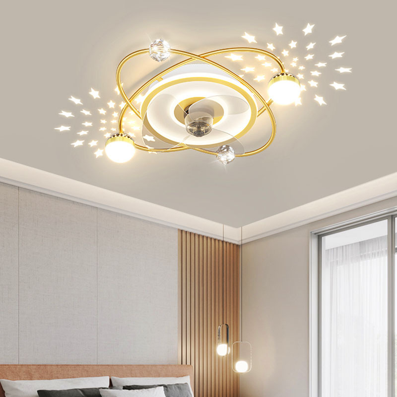 Nordic Bedroom Decor Remote Control Ceiling fans with led lights Nordic Bedroom Decor Remote Control Ceiling fans with led lights 33627