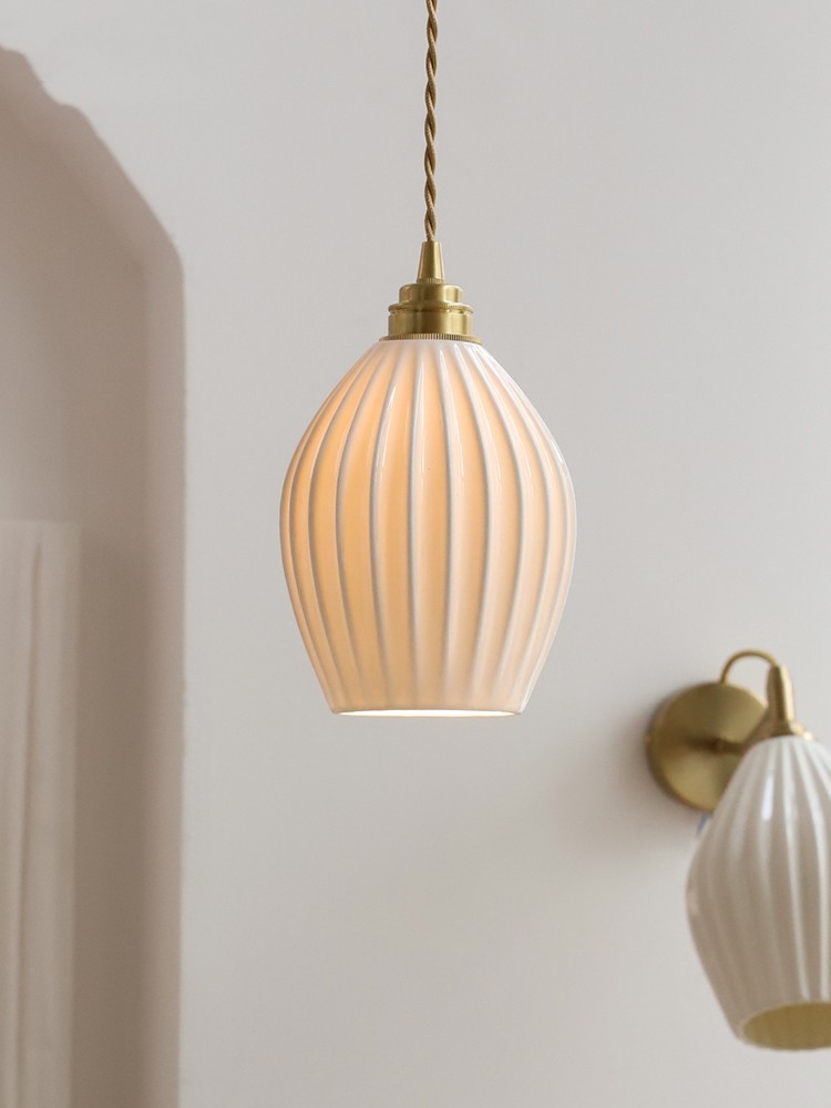 Copper Body And Ceramic Lampshade Lighting Pendant Copper Body And Ceramic Lampshade Lighting Pendant 34520
