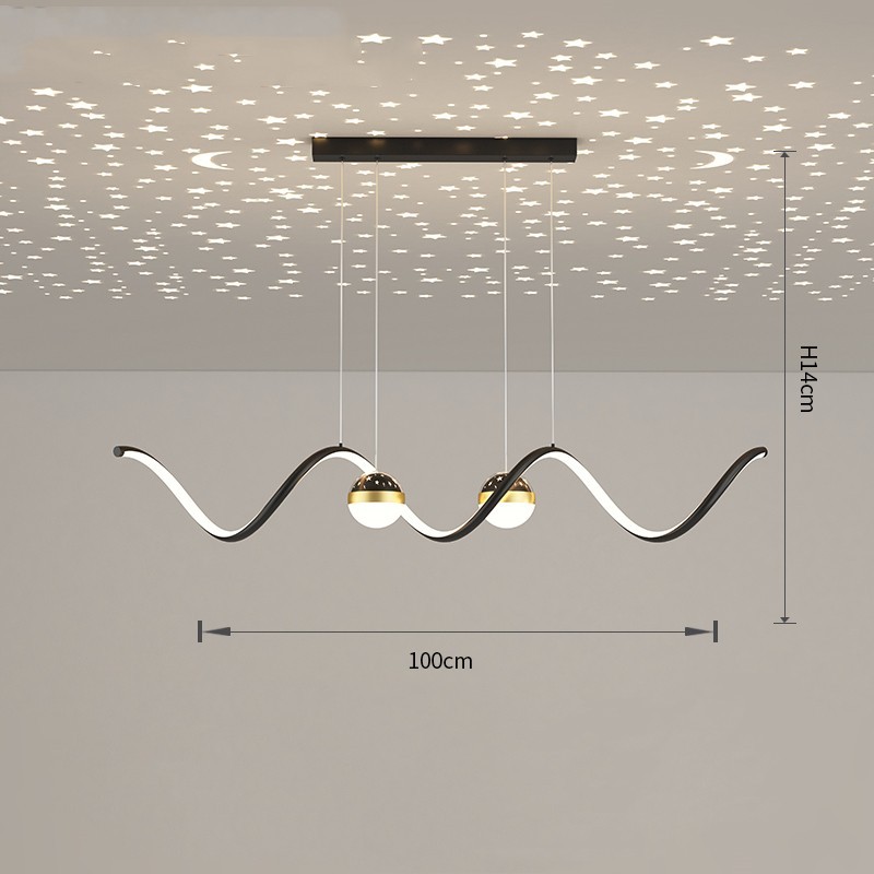 Restaurant Chandelier Simple Modern Nordic Creative Personality Artistic Atmosphere Lighting Restaurant Chandelier Simple Modern Nordic Creative Personality Artistic Atmosphere Lighting 34408