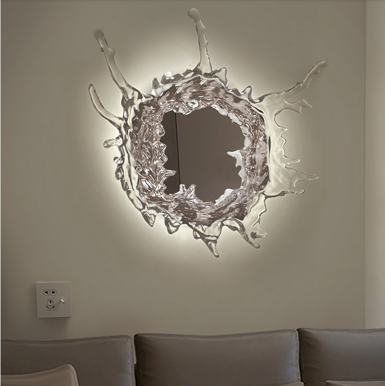 Creative Water Spray Vanity Mirror Wall Lamp Creative Water Spray Vanity Mirror Wall Lamp 34713