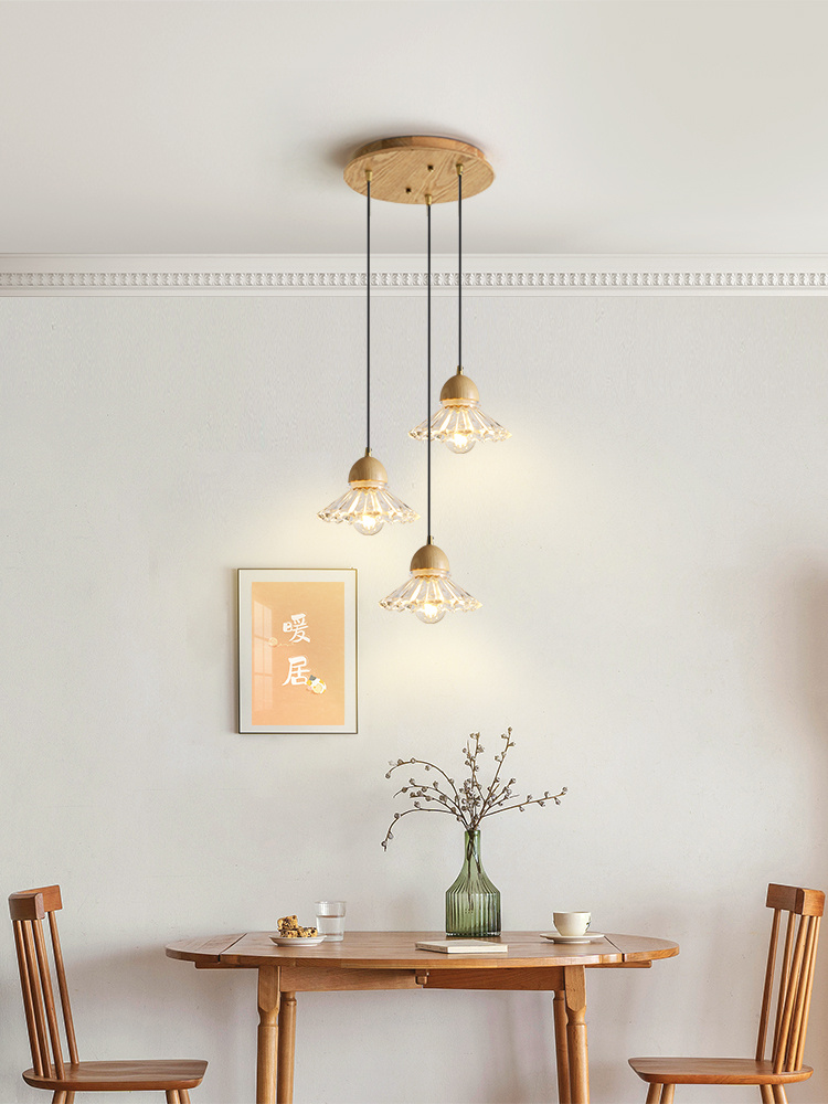 32a1b4f9-f6d2-43ce-abe5-2b3f4b4ca14c.jpg Solid Wood Glass Three Head Restaurant Nordic Modern Minimalist Chandelier Solid Wood Glass Three Head Restaurant Nordic Modern Minimalist Chandelier 35312