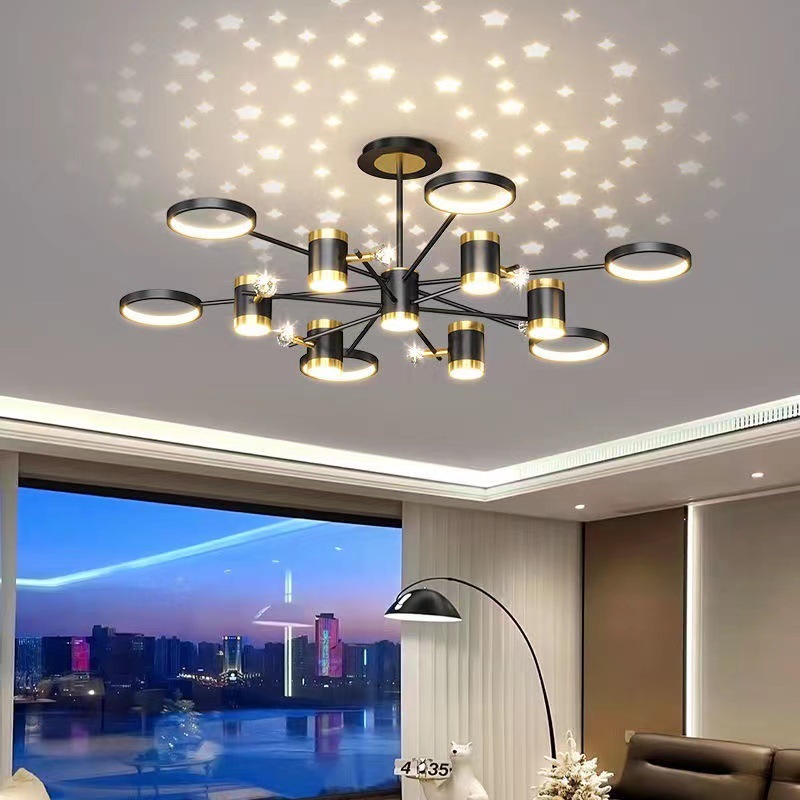 Luxury Nordic Star Combination Chandelier Luxury Nordic Star Combination Chandelier 35744