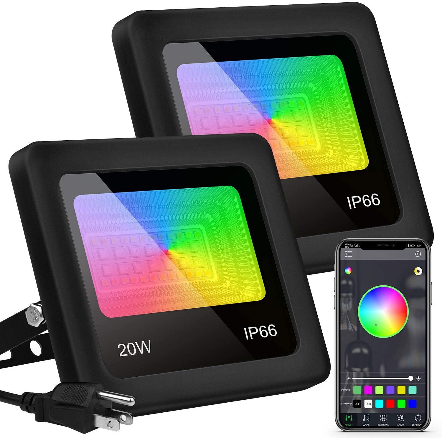 8b99b2d2-f044-4218-a4f5-68de6704f72a.jpg Bluetooth Dual Color Intelligent Voice Timing Outdoor 20W RGB Flood Light Bluetooth Dual Color Intelligent Voice Timing Outdoor 20W RGB Flood Light 35646