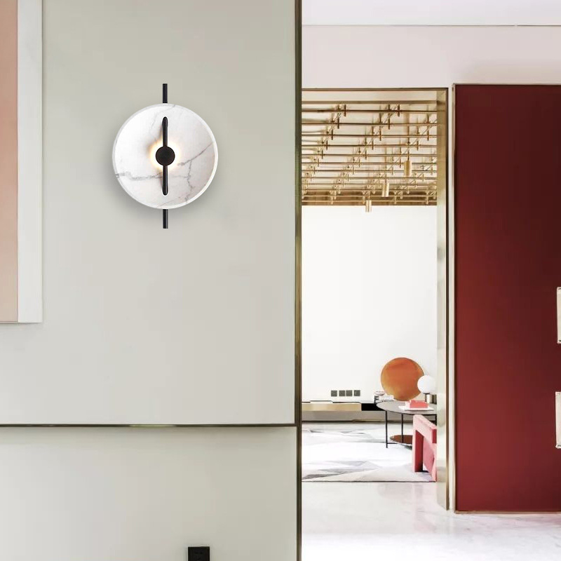 Living Room Background Wall Hotel Round Wall Lamp Living Room Background Wall Hotel Round Wall Lamp 35078