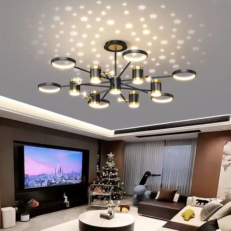 Luxury Nordic Star Combination Chandelier Luxury Nordic Star Combination Chandelier 35744