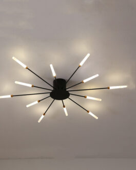 Nordic Minimalist Modern Atmosphere Fireworks Led...