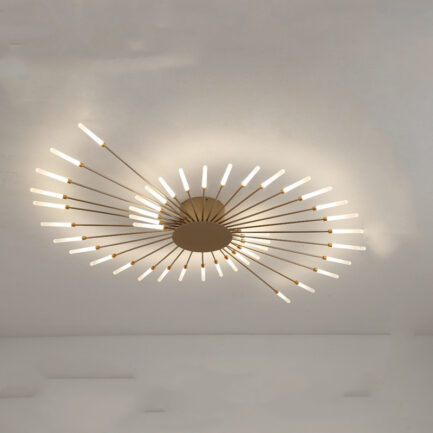 Nordic Minimalist Modern Atmosphere Fireworks Led Ceiling Light Nordic Minimalist Modern Atmosphere Fireworks Led Ceiling Light 37962