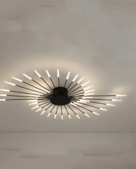 Nordic Minimalist Modern Atmosphere Fireworks Led...