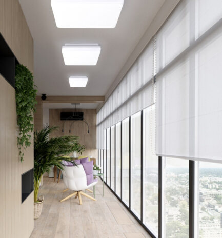 ED Three Proof Ceiling Light Square Circular Aisle ED Three Proof Ceiling Light Square Circular Aisle 37818