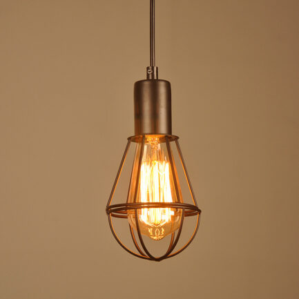 Creativity Vintage Light Bulb Cage Chandelier Creativity Vintage Light Bulb Cage Chandelier 37949