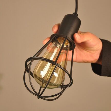 Creativity Vintage Light Bulb Cage Chandelier Creativity Vintage Light Bulb Cage Chandelier 37949