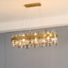 Stainless Steel Crystal Chandelier for Living Room Stainless Steel Crystal Chandelier for Living Room 37865
