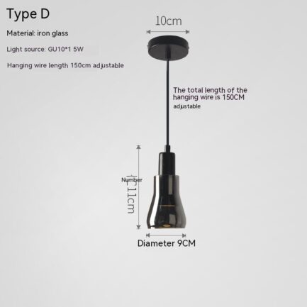 Creative Glass Shadow Chandelier LED Lighting Fixture Creative Glass Shadow Chandelier LED Lighting Fixture 37935