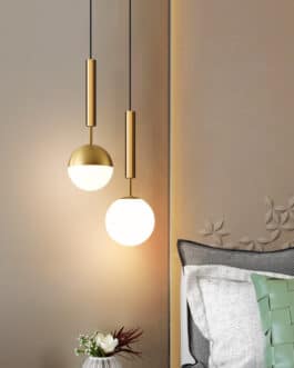 Simple Modern Bedside Hanging Line Lamp